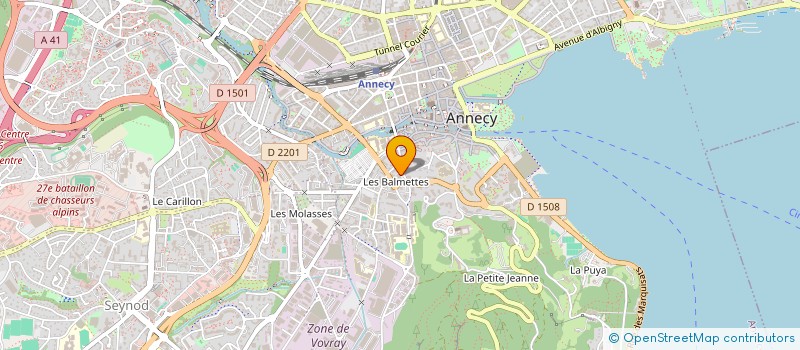 localisation de l'entreprise MW SERVICES  ANNECY