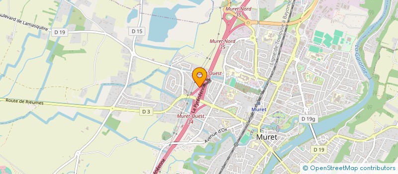 localisation de l'entreprise MW SERVICES  MURET