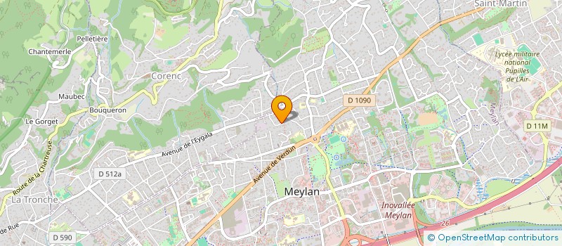 localisation de l'entreprise MW STRATEGIE à MEYLAN