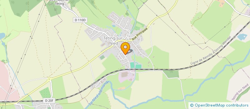 localisation de l'entreprise MW.TECH  TETING-SUR-NIED