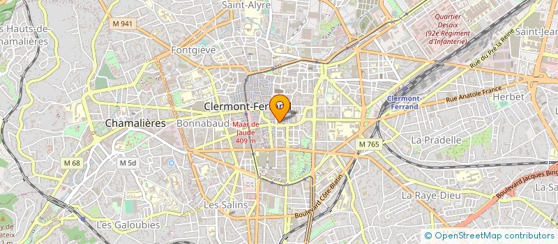 localisation de l'entreprise MW TRADING  CLERMONT-FERRAND
