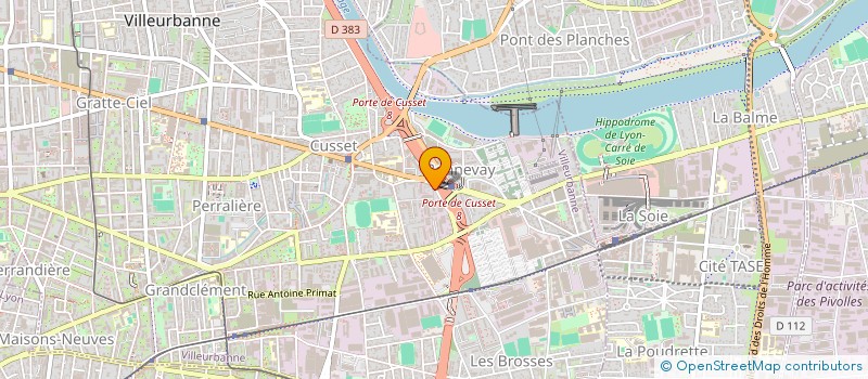 localisation de l'entreprise MWA 3  VILLEURBANNE