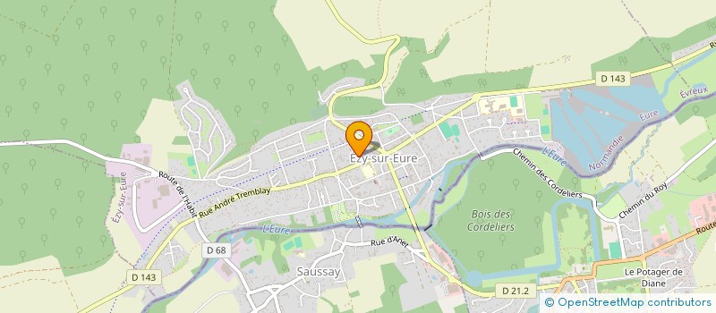 localisation de l'entreprise MWA  EZY-SUR-EURE