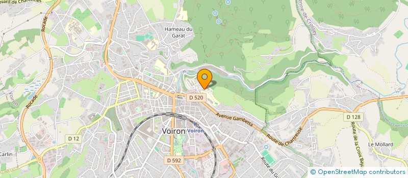 localisation de l'entreprise MWA DIFFUSIONS à VOIRON