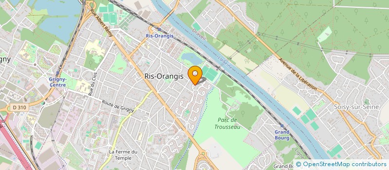 localisation de l'entreprise MWA RENOVATION  RIS-ORANGIS