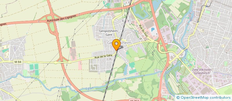 localisation de l'entreprise MWAD  GEISPOLSHEIM