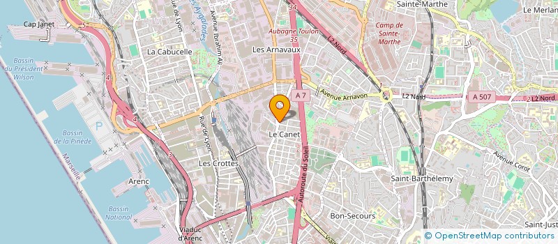 localisation de l'entreprise MWADZIWA & FILLE à MARSEILLE