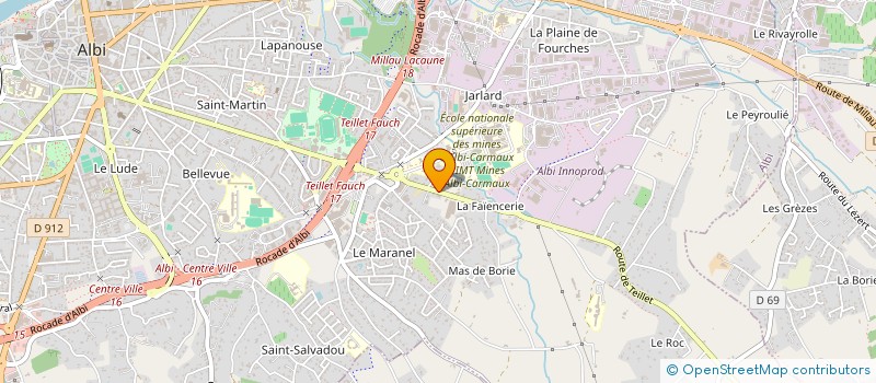 localisation de l'entreprise MWANGAZA ASBL à ALBI