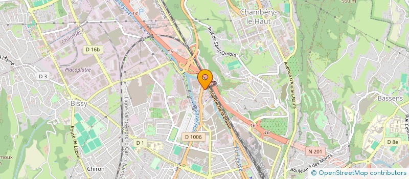 localisation de l'entreprise MWC  CHAMBERY