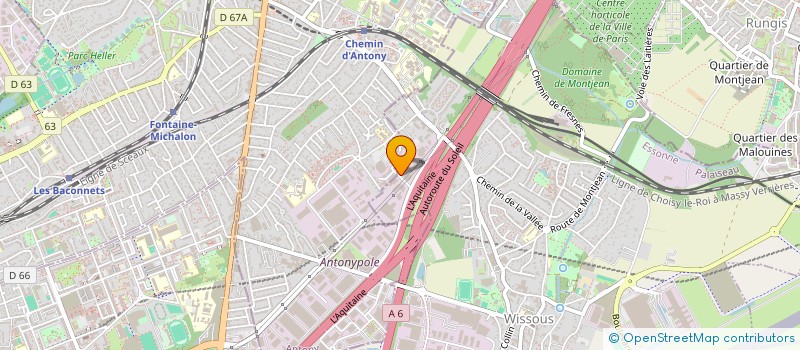 localisation de l'entreprise MWCONSEIL à WISSOUS