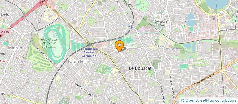 localisation de l'entreprise MWD  LE BOUSCAT