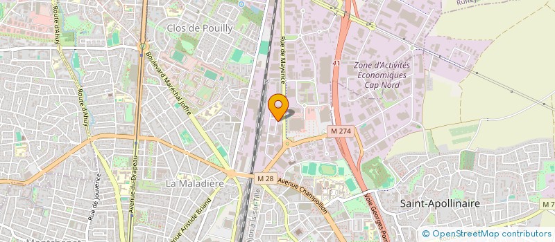 localisation de l'entreprise MWD à DIJON