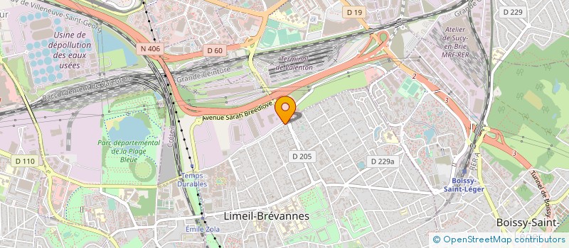 localisation de l'entreprise MWE BENNES à LIMEIL-BREVANNES