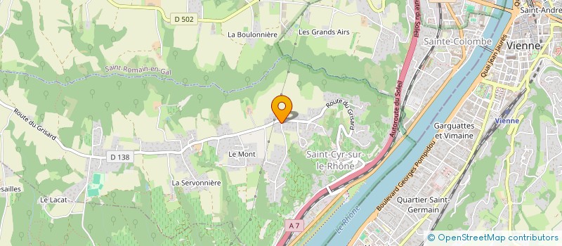 localisation de l'entreprise MWELLNESS à SAINT-CYR-SUR-LE-RHONE