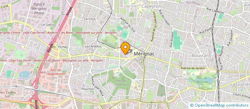 localisation de l'entreprise MWEN LA MOIN LE LA  MERIGNAC