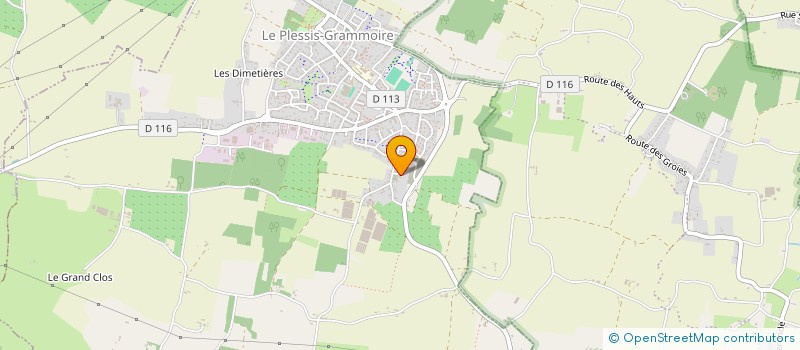 localisation de l'entreprise MWG  LE PLESSIS-GRAMMOIRE