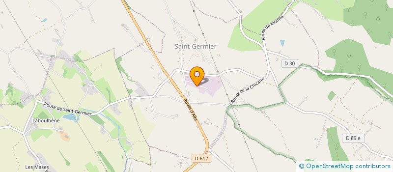 localisation de l'entreprise MWH INVEST  SAINT-GERMIER