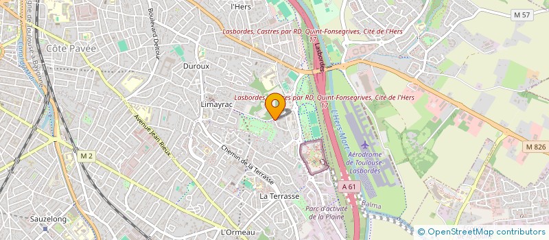 localisation de l'entreprise MWI à TOULOUSE