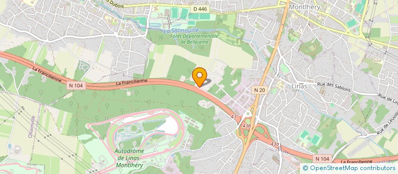 localisation de l'entreprise MWJB à LINAS