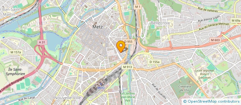 localisation de l'entreprise MWM  METZ