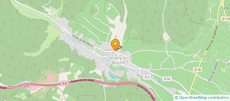 localisation de l'entreprise MWM INVEST  SAVIGNY-LES-BEAUNE