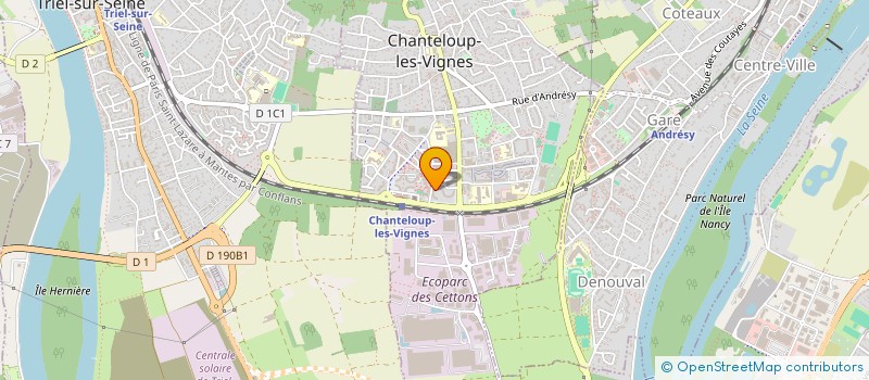 localisation de l'entreprise MWM PIECES CDISCOUNT  CHANTELOUP-LES-VIGNES