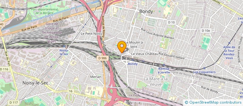 localisation de l'entreprise MWOINA MTITI  BONDY