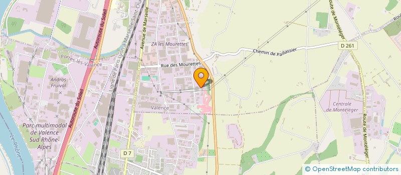 localisation de l'entreprise MWORKS  VALENCE