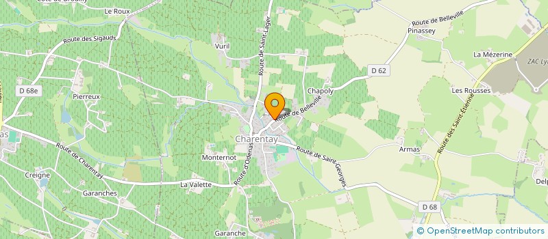 localisation de l'entreprise MWP  CHARENTAY