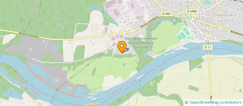 localisation de l'entreprise MWS à CHATEAUNEUF-SUR-LOIRE