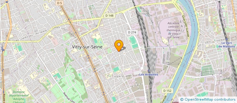 localisation de l'entreprise MWS 94 à VITRY-SUR-SEINE