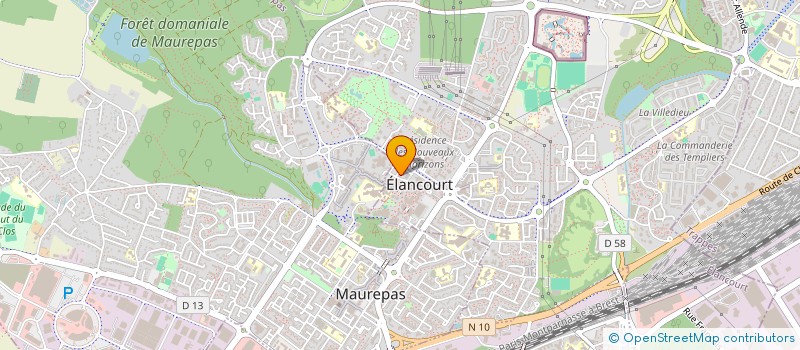 localisation de l'entreprise MWS PATRIMOINE  ELANCOURT