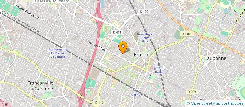 localisation de l'entreprise MWU SERVICES à ERMONT