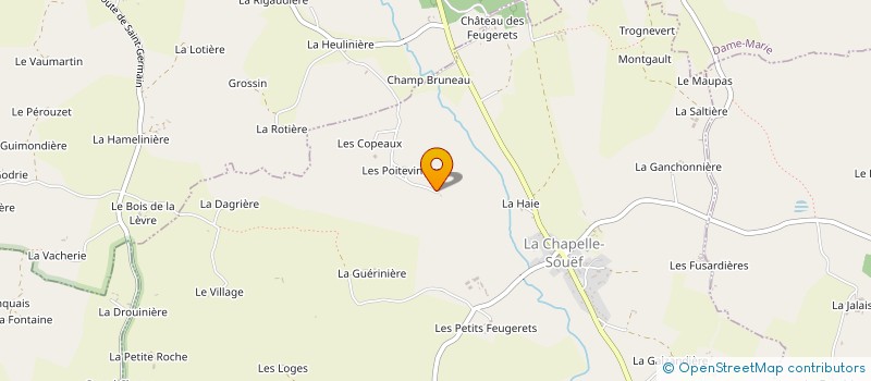 localisation de l'entreprise MX CABANE à BELLOU-LE-TRICHARD