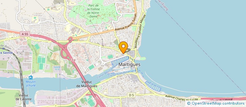 localisation de l'entreprise MX COIFFURE à MARTIGUES