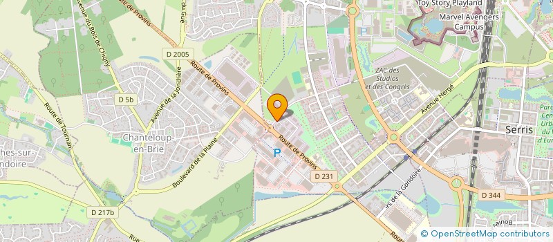 localisation de l'entreprise MX FAB  MONTEVRAIN