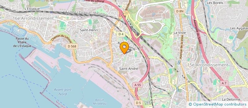 localisation de l'entreprise MX-GREEN à MARSEILLE