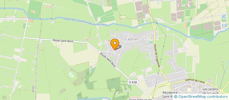 localisation de l'entreprise MX LIVRAISONS à SAINT-MARTIN-DE-CRAU