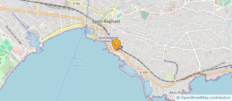 localisation de l'entreprise MX LUXURY à SAINT-RAPHAEL