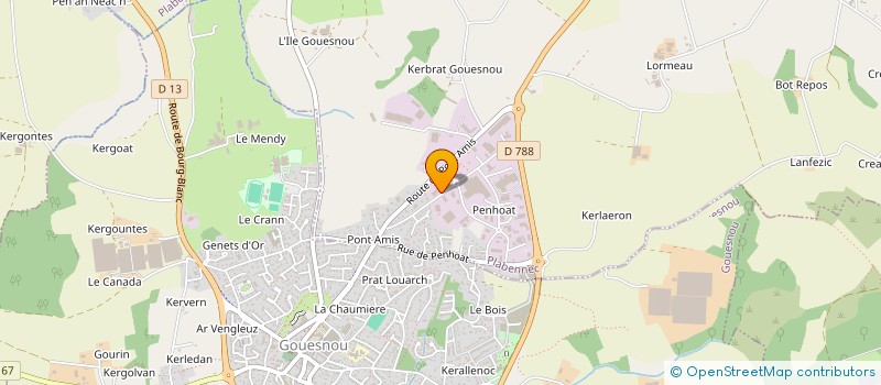 localisation de l'entreprise MX PARK  PLABENNEC