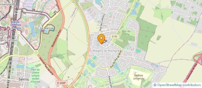 localisation de l'entreprise MX WHISPERJET 727 (MAINTENANCE AVION REACTION-MURMURE 727)  MAGNY-LE-HONGRE