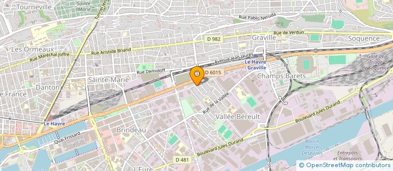 localisation de l'entreprise MXC SERVICES à LE HAVRE