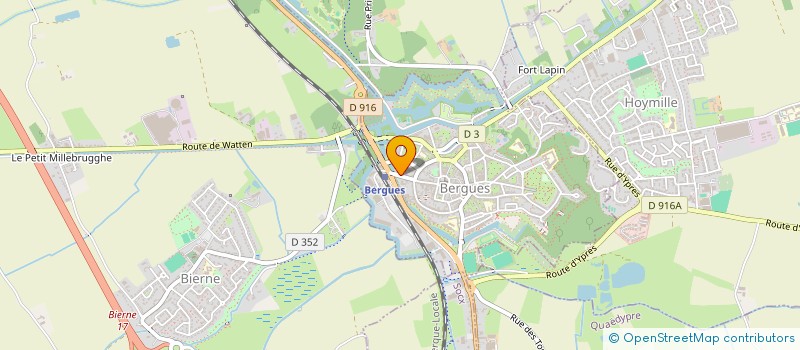 localisation de l'entreprise MXCOMPANION  BERGUES