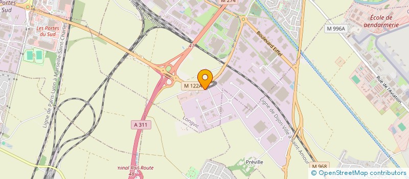 localisation de l'entreprise MXD IMMO à LONGVIC