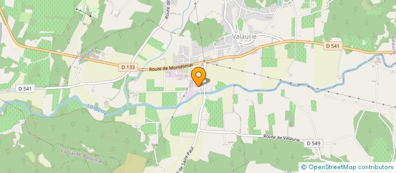 localisation de l'entreprise MXE  VALAURIE