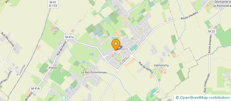 localisation de l'entreprise MXF RACING à AUBERS