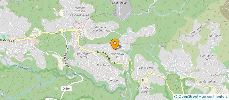 localisation de l'entreprise MXK IMMOBILIER  BIOT