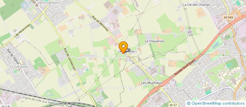 localisation de l'entreprise MXM IMMO  VERLINGHEM