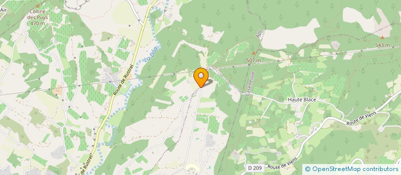 localisation de l'entreprise MXM LES BLAQUES  SAIGNON