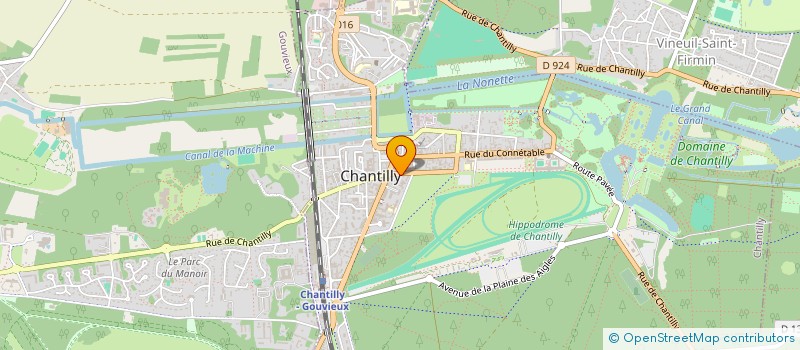 localisation de l'entreprise MXN AUDIT  LUZARCHES